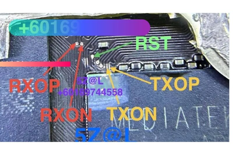Oppo Reno 13F CPH2701 ISP Pinout
