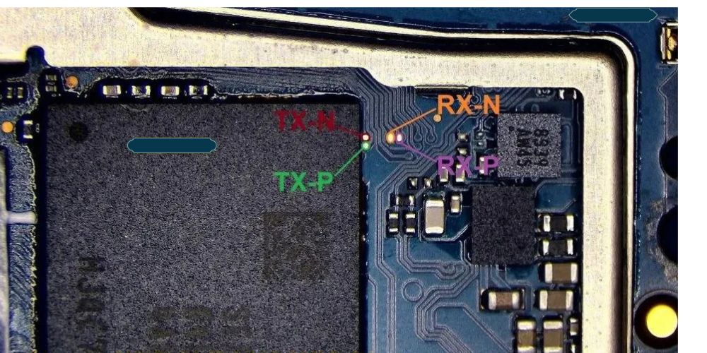 Honor X7c UFS ISP Pinout