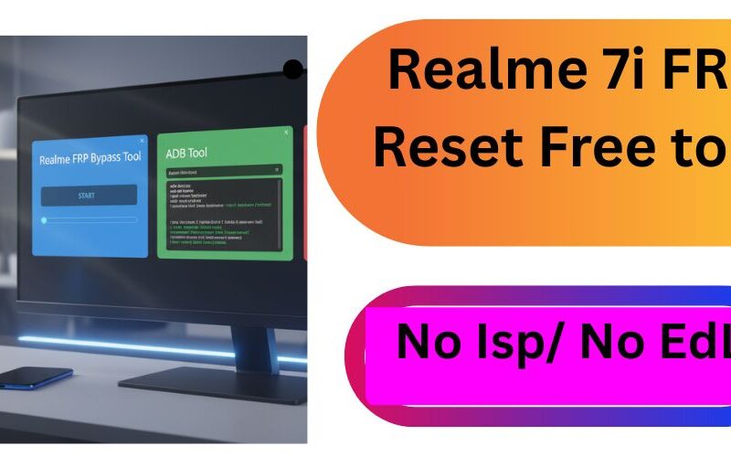 Realme 7i FRP Reset Tool [Without EDL]